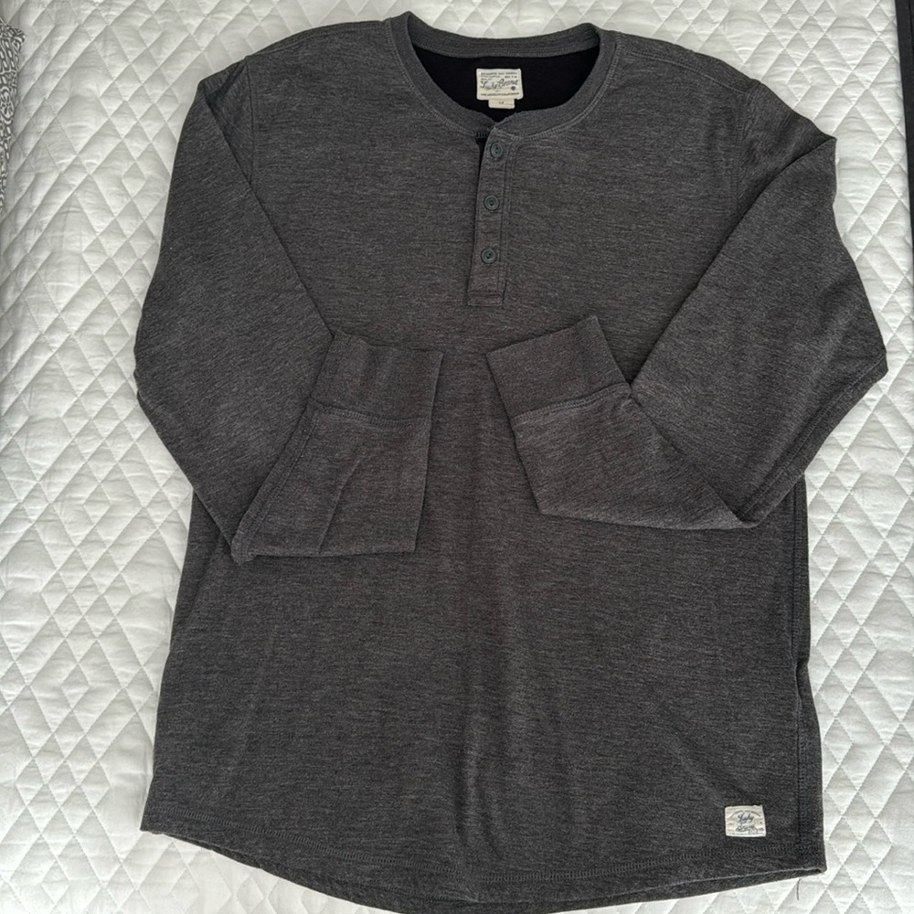 Luck Brand Men’s Long Sleeve Shirt Size Medium. EUC